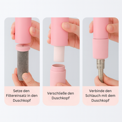 ECHOORIA™ 3-in-1 filter shower system