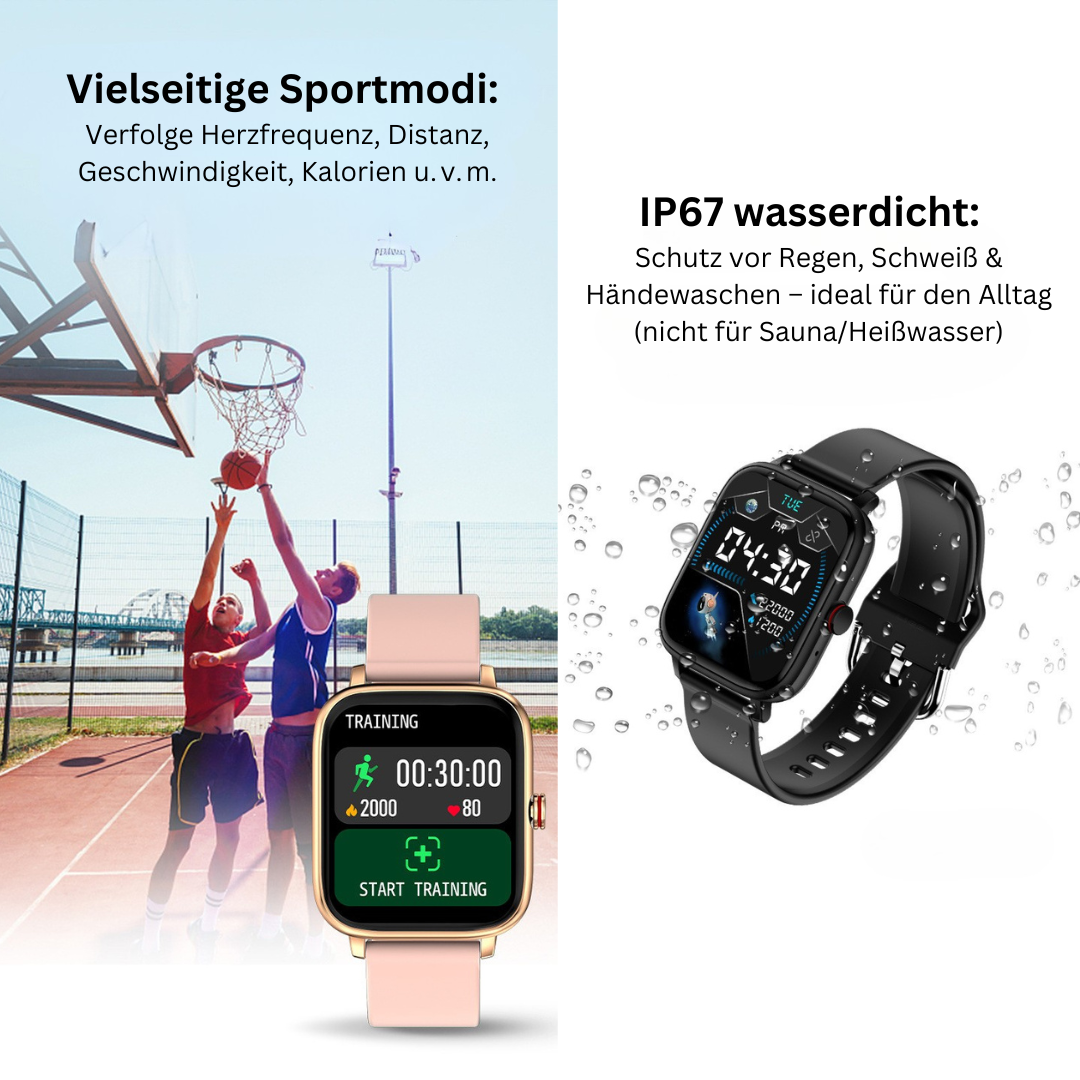 Multifunction Smartwatch |  "Titanium"