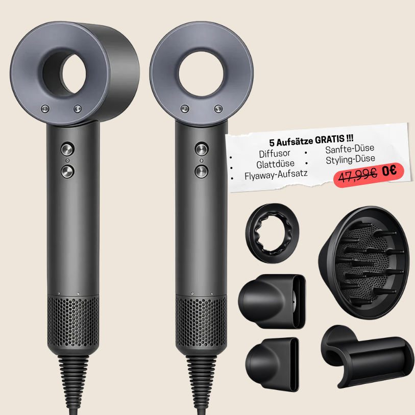 ECHOORIA™ 5-in-1 “AuraDry” hair dryer