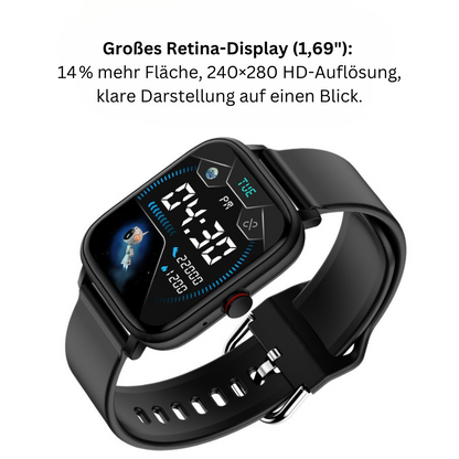 Multifunction Smartwatch |  "Titanium"