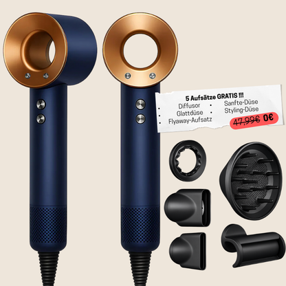 ECHOORIA™ 5-in-1 “AuraDry” hair dryer