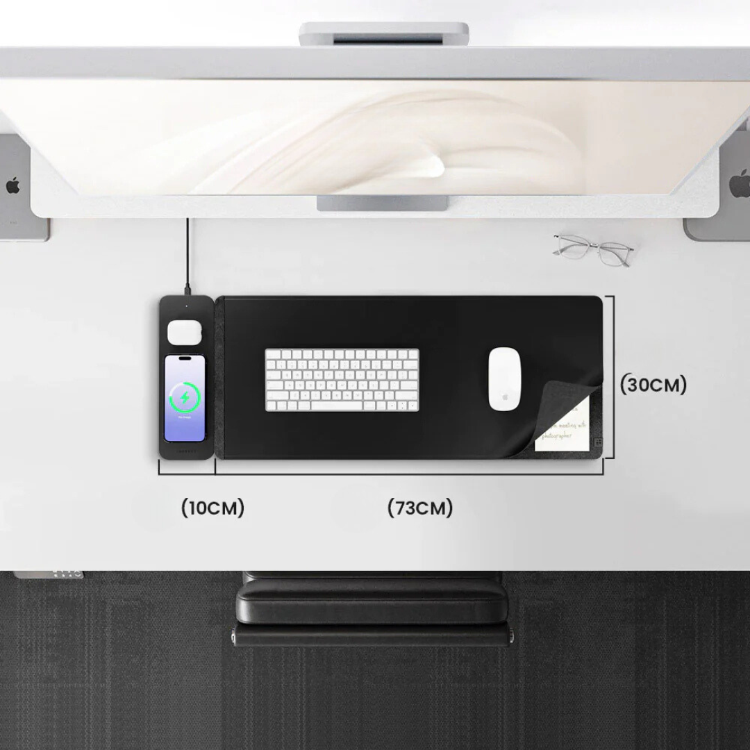 "EchoCharge" desk pad
