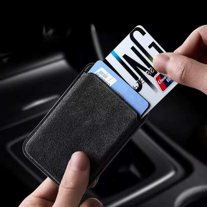 Magnetic Wallet | "Alcantara"