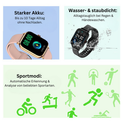 Multifunction Smartwatch |  "Titanium"