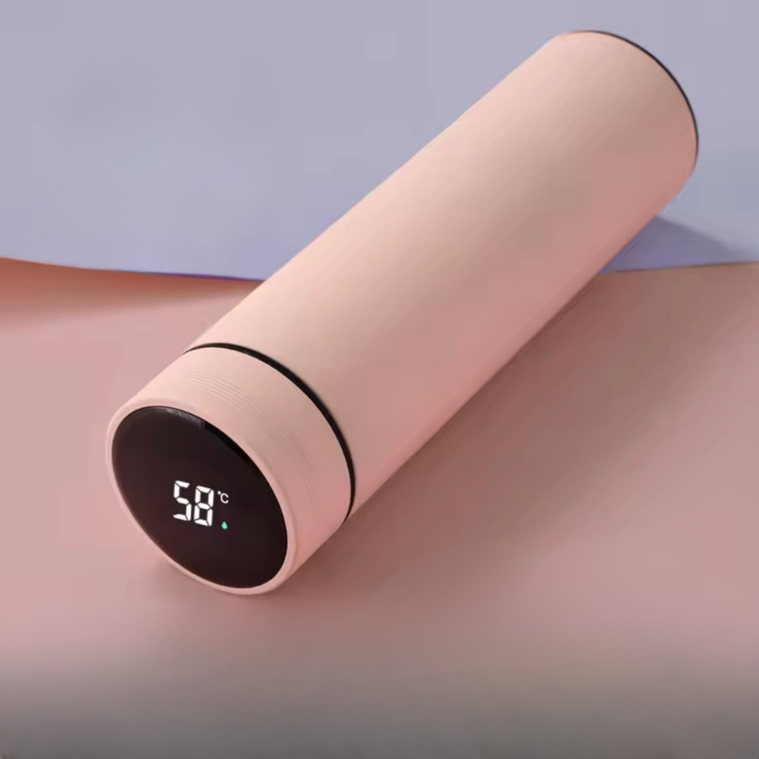 Smart thermal bottle with temperature display