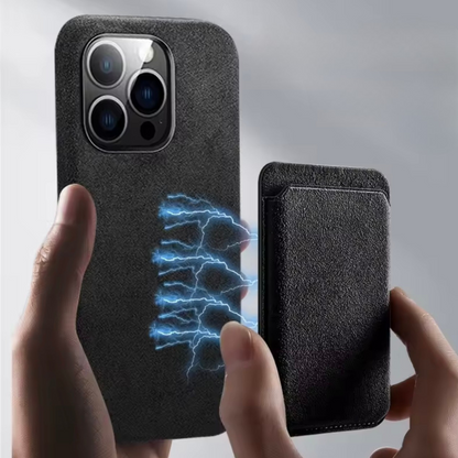 Magnetic Wallet | "Alcantara"