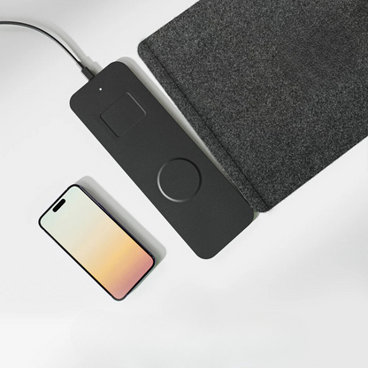 "EchoCharge" desk pad