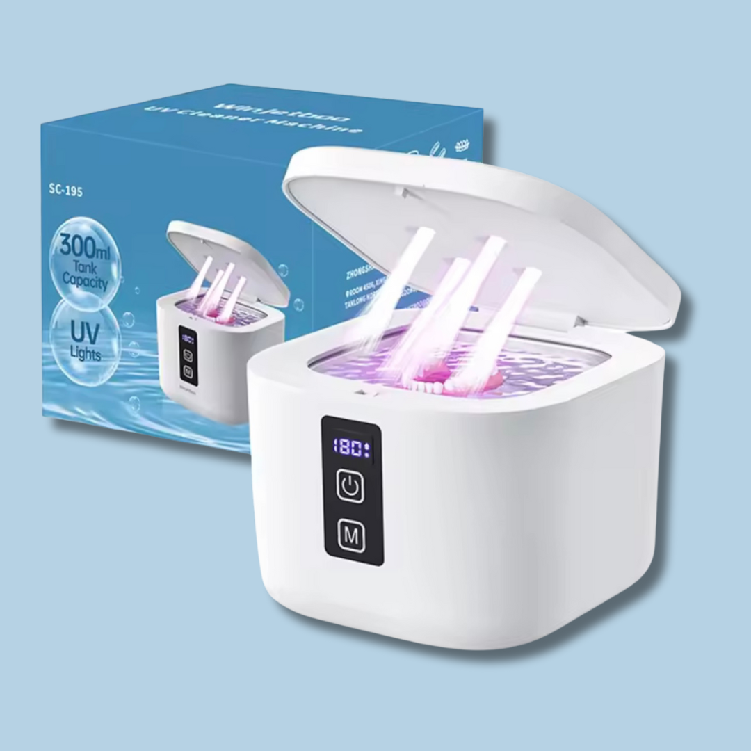 3-in-1 ultrasonic cleaner (dental splints | retainers | jewelry)