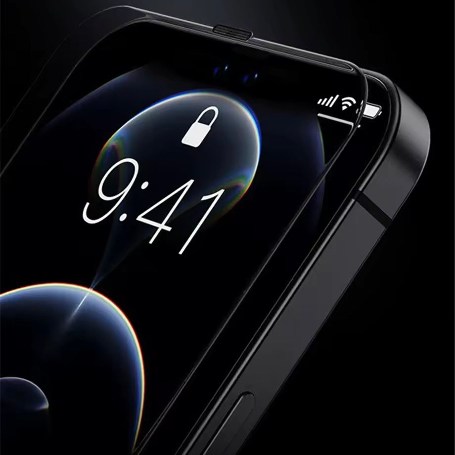 iPhone tempered glass with privacy protection
