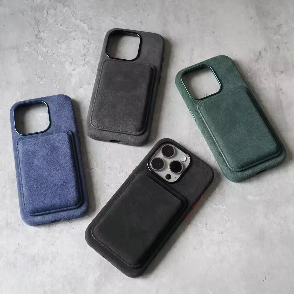Magnetic Wallet | "Alcantara"
