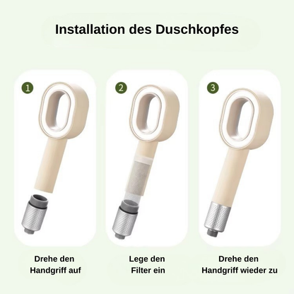 ECHOORIA™ 3-in-1 filter shower system