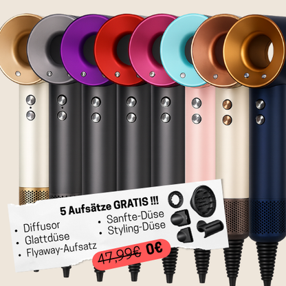 ECHOORIA™ 5-in-1 “AuraDry” hair dryer