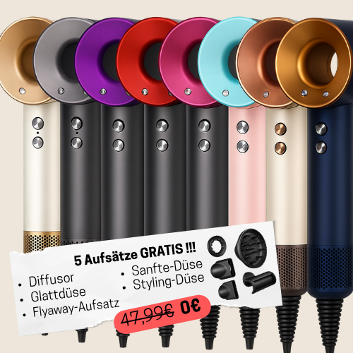 ECHOORIA™ 5-in-1 “AuraDry” hair dryer