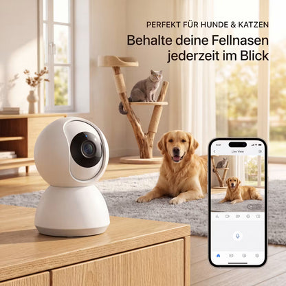 Echooria™ PetWatch Pro - Smart Wi-Fi Dog Camera with Night Vision & App Control