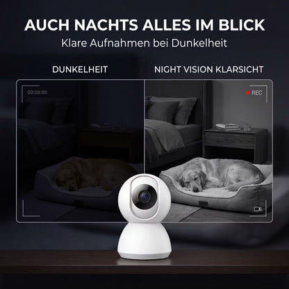 Echooria™ PetWatch Pro - Smart Wi-Fi Dog Camera with Night Vision & App Control