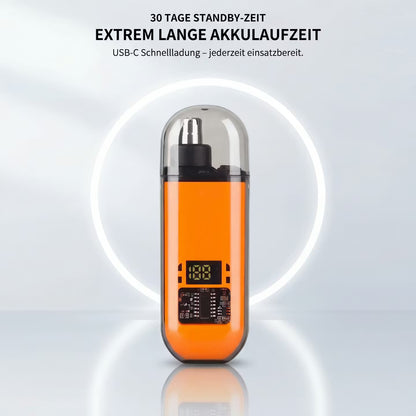 Nose hair trimmer with digital display