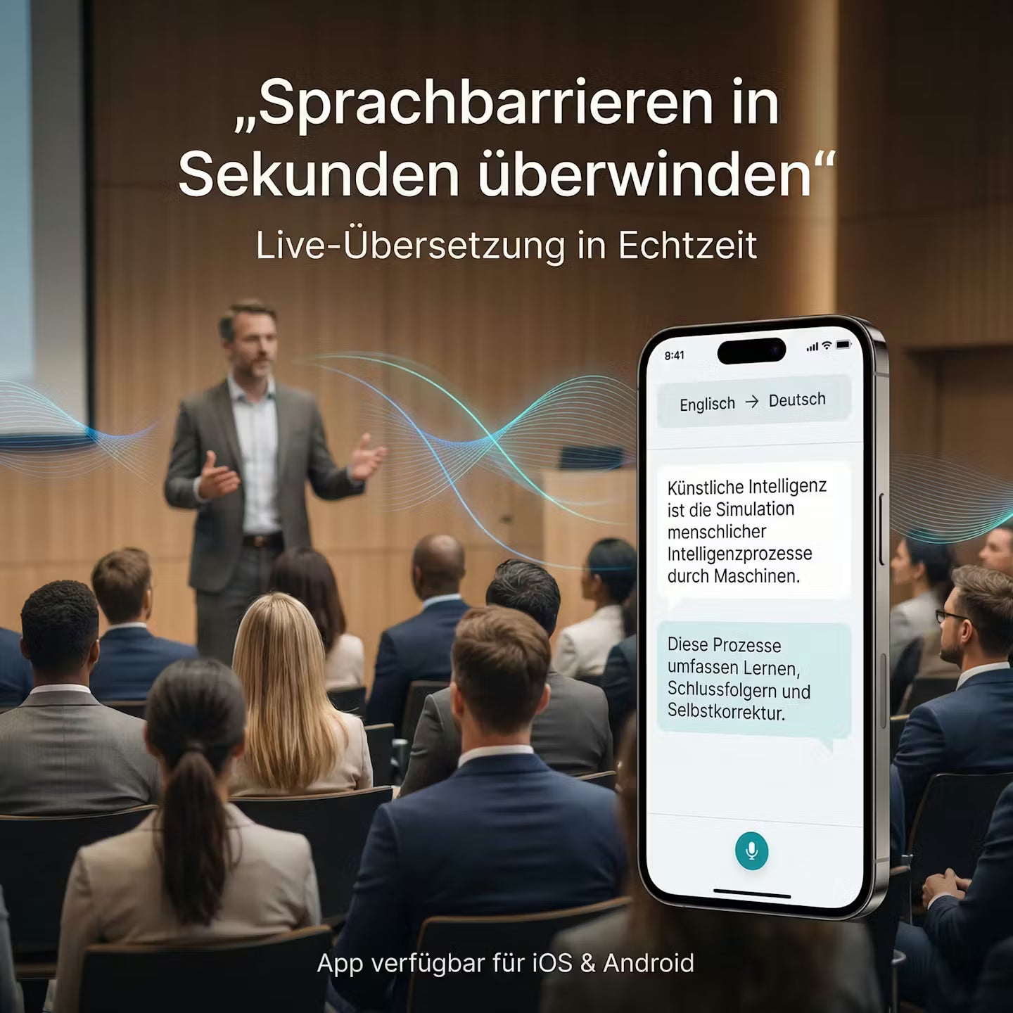 Real-time translator headphones with AI voice assistance