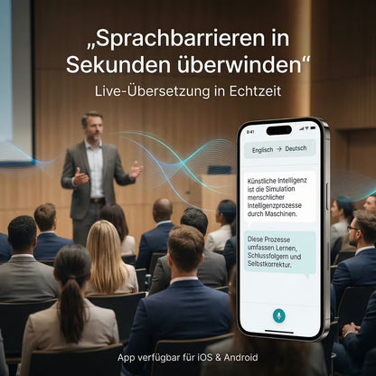 Real-time translator headphones with AI voice assistance