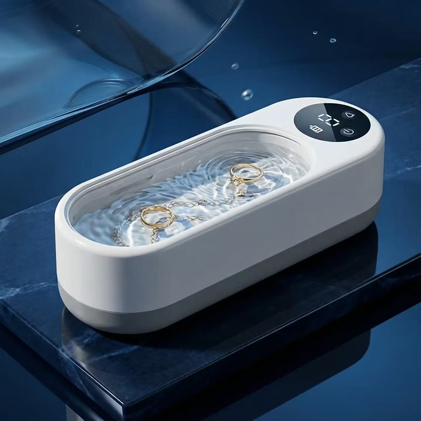 Ultrasonic cleaner for jewelry, glasses & Beauty tools
