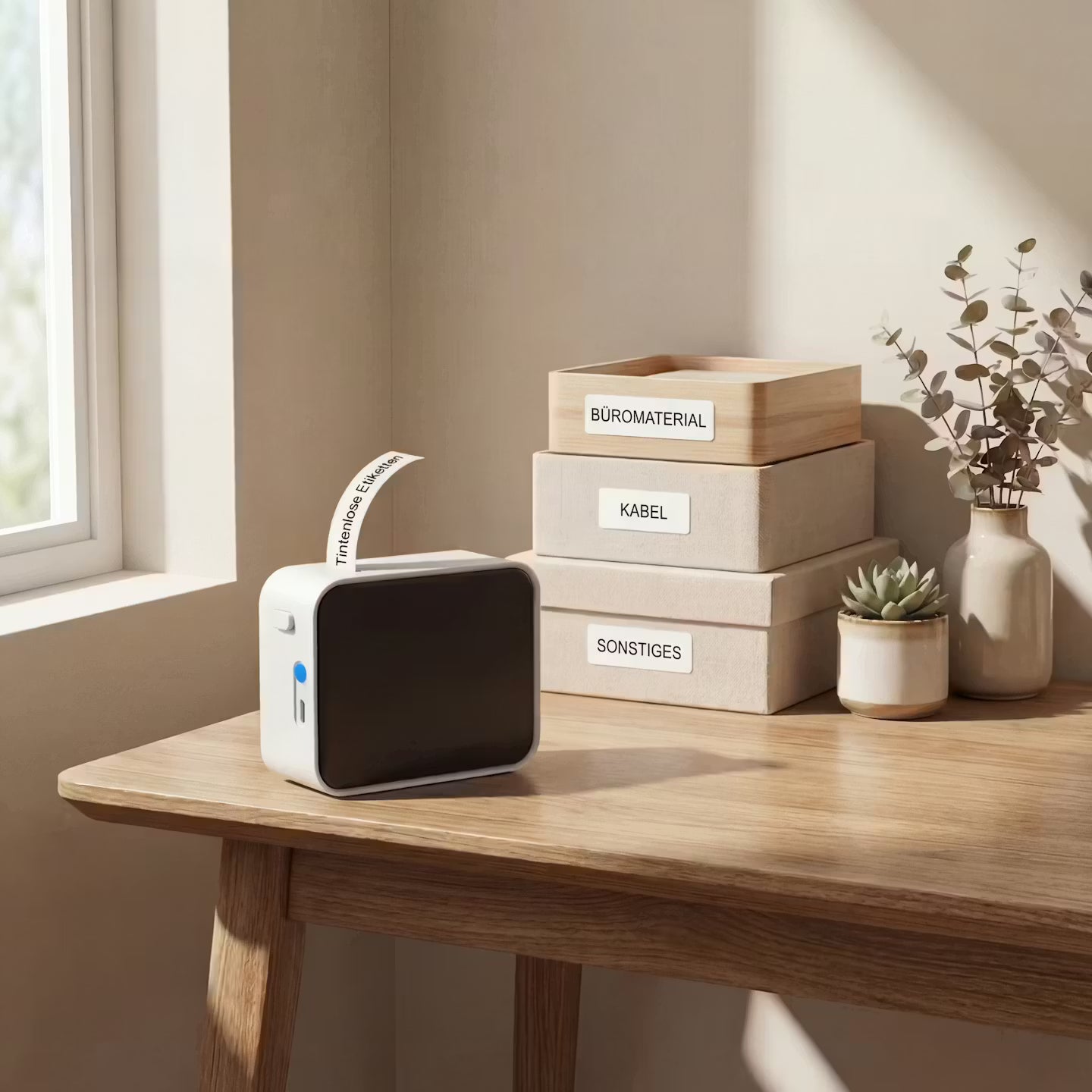 Portable Bluetooth label printer