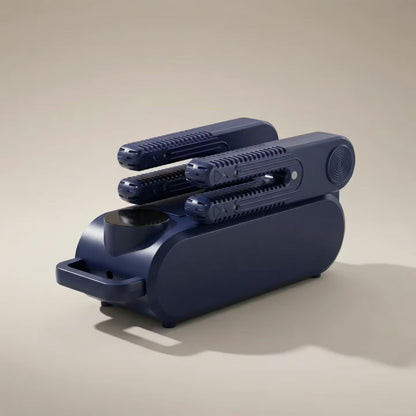 Foldable shoe  & boot dryer with UV sterilization & timer