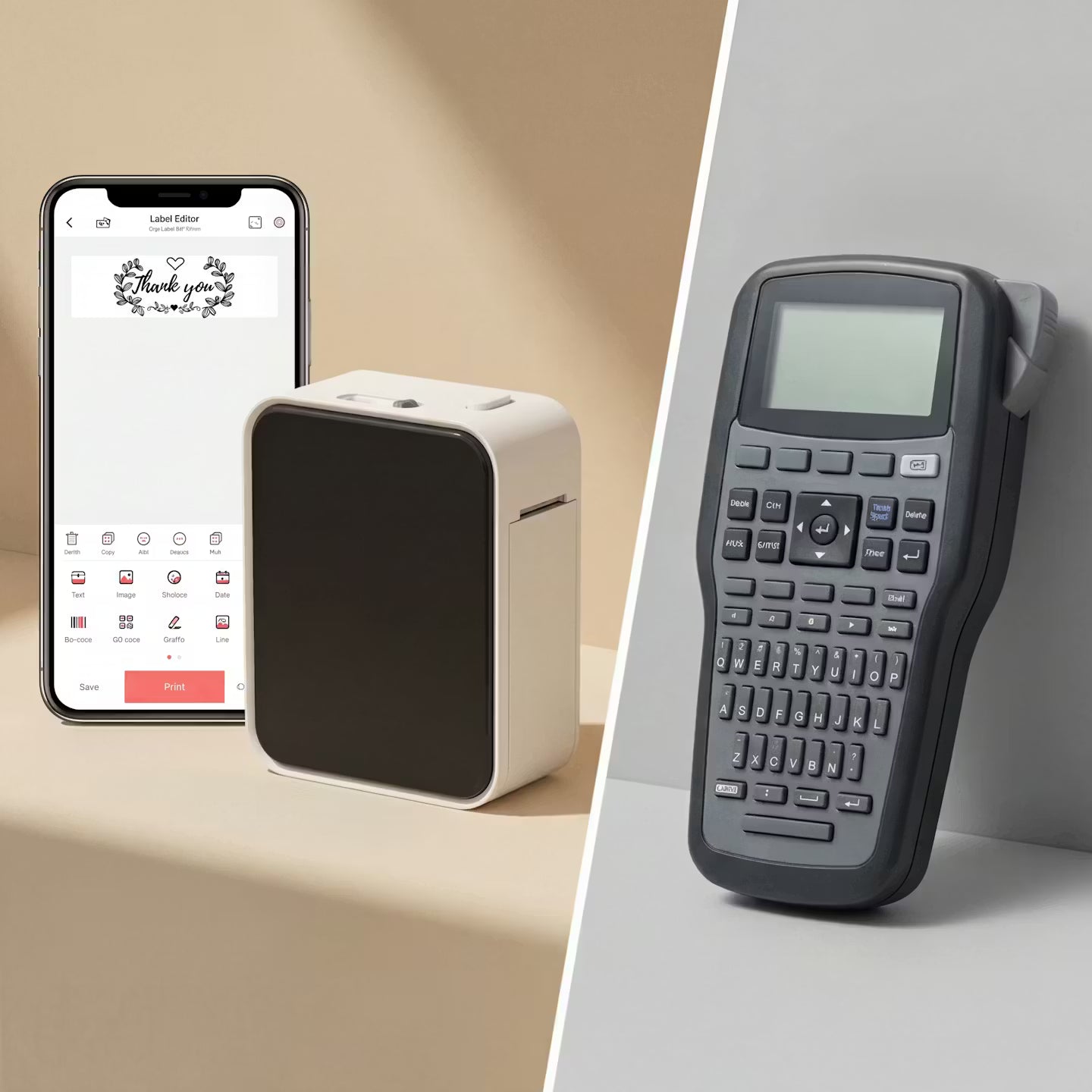 Portable Bluetooth label printer