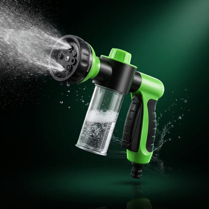 2-in-1 dog shower with shampoo dispenser