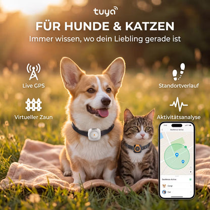 GPS tracker collar for dogs & cats