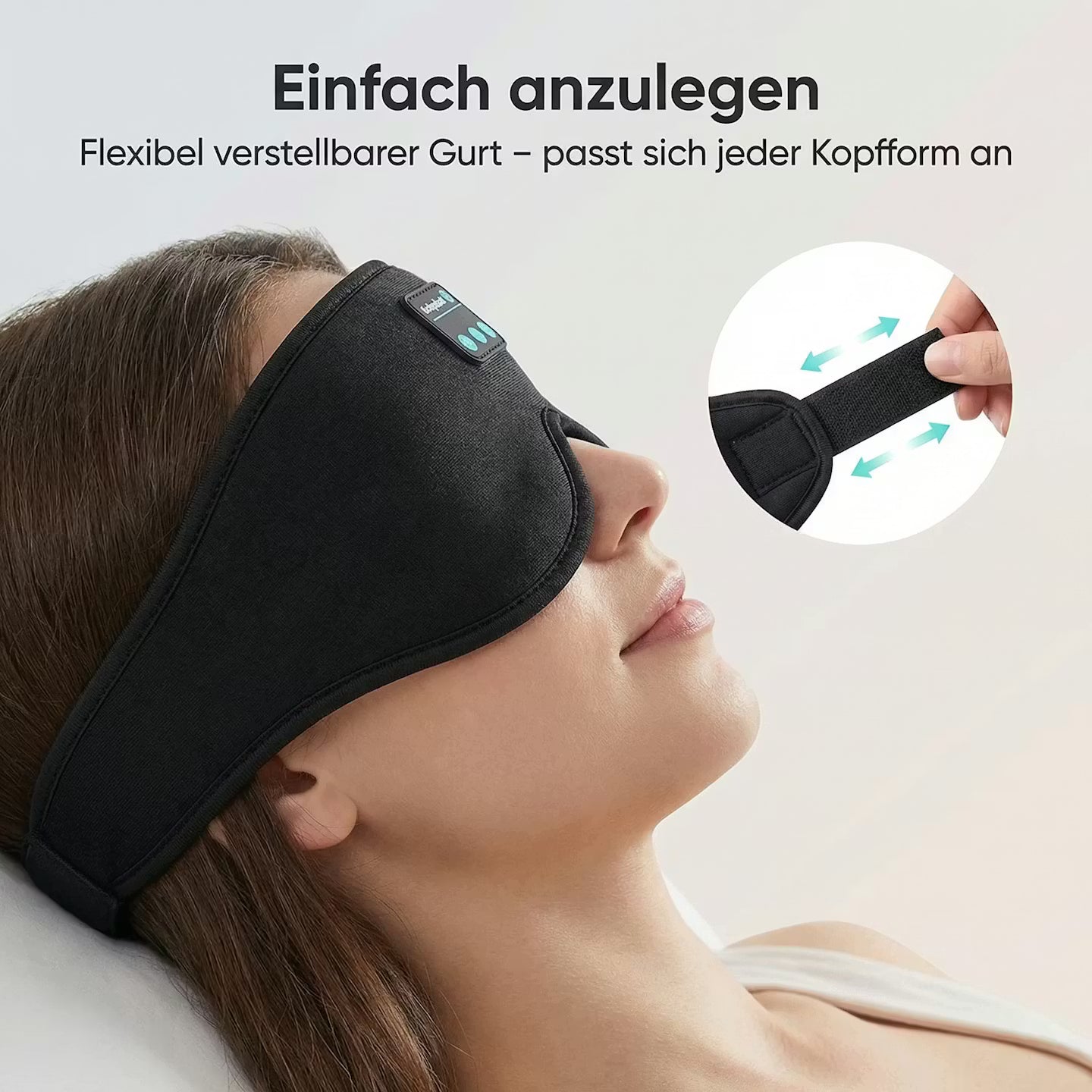 SleepSound™ sleep mask with Bluetooth audio