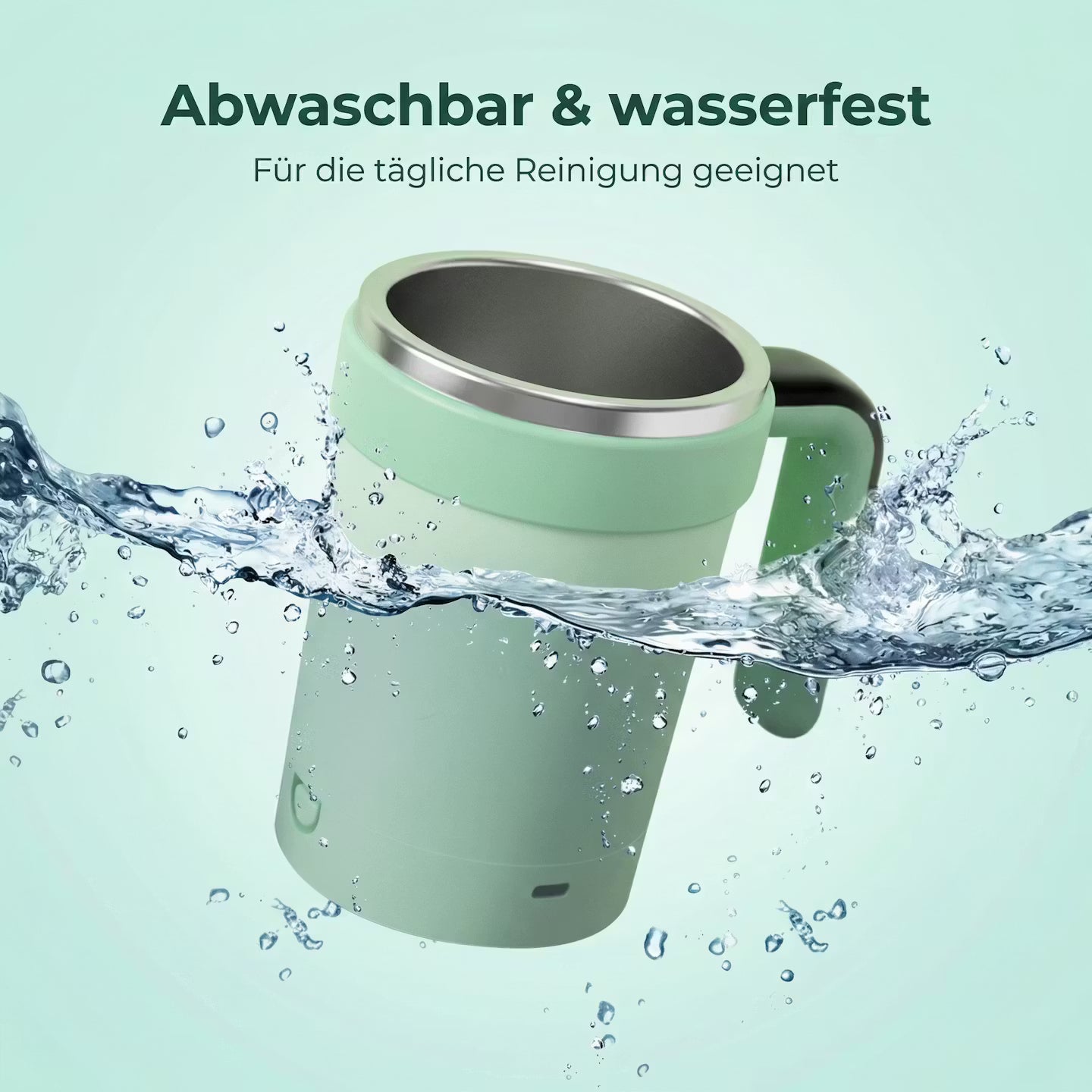 Automatic mixing cup