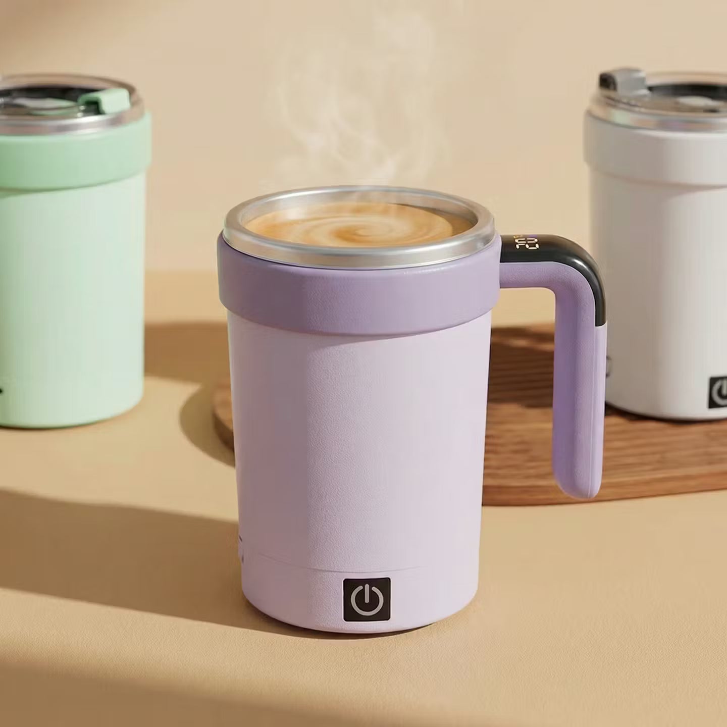 Automatic mixing cup