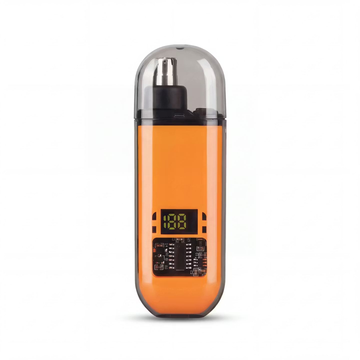 Nose hair trimmer with digital display