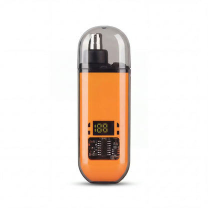 Nose hair trimmer with digital display