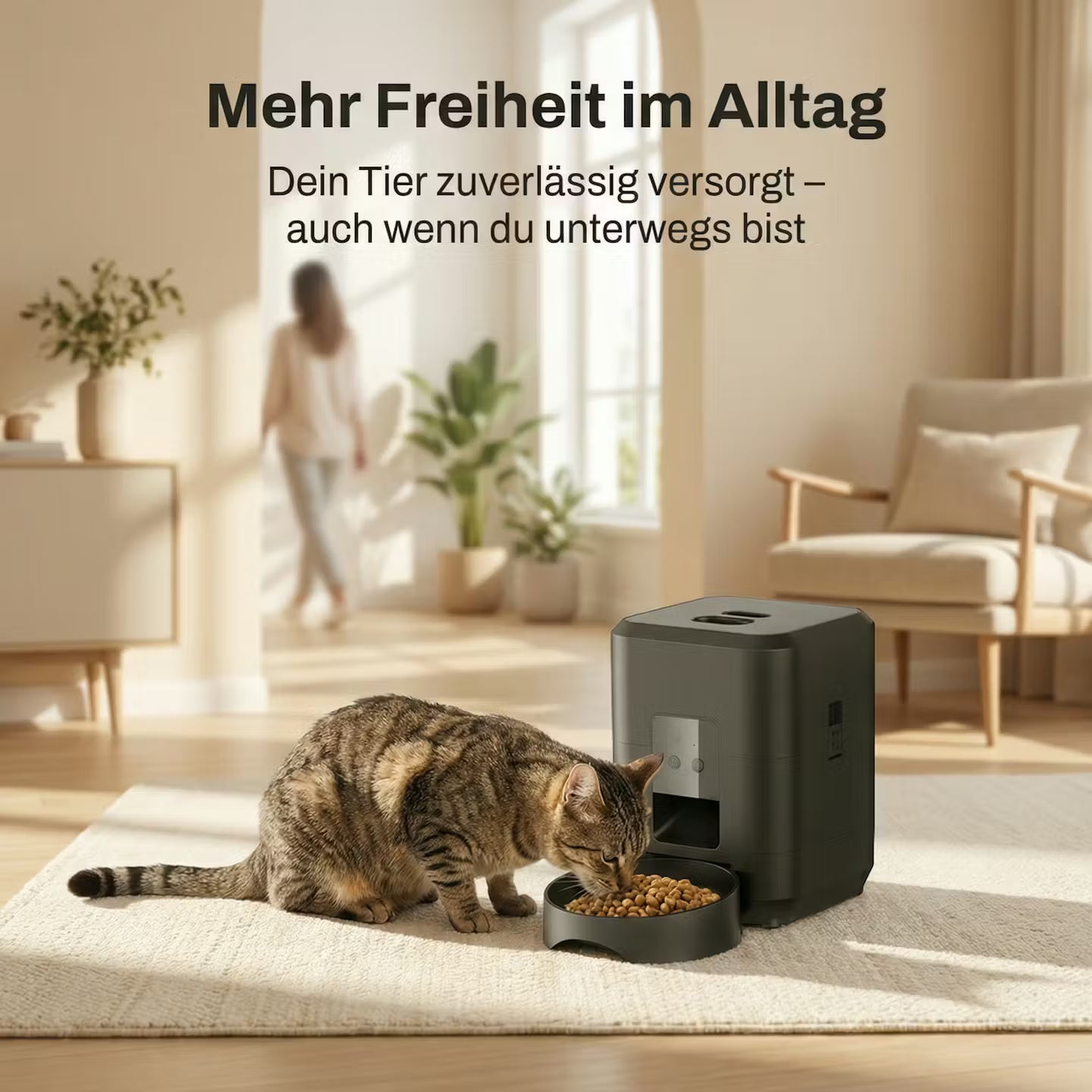 Smart feeder with app control