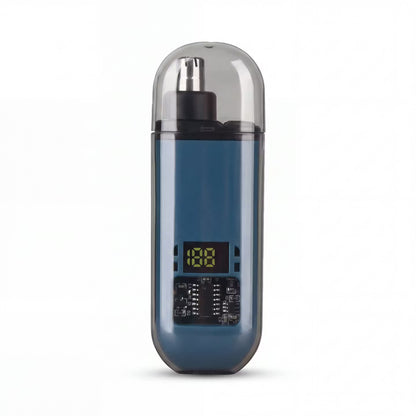 Nose hair trimmer with digital display