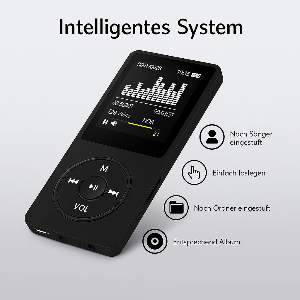 ECHOORIA™ MP3 Music Player