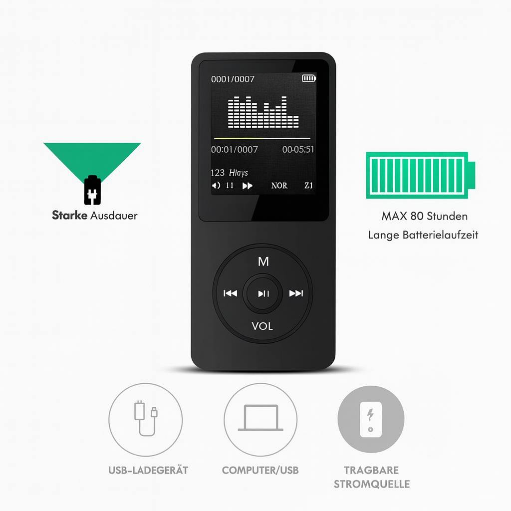 ECHOORIA™ MP3 Music Player
